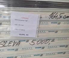 VÝPRODEJ PALETA  Stěnový PIR panel 80 mm, 17ks, d1645mm, š1000, I.jakost