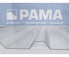 Polykarbonát pro prosvětlení trapézových plechů 207/35,...