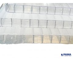 Komůrkový polykarbonát rovný 7W, 16mm, čirá