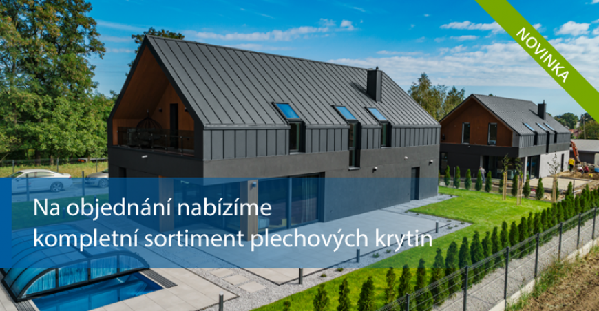 NOVINKA PLECHOVÉ KRYTINY