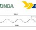 Sklolaminátová deska ELYONDA vlna 177/51, antracit/bílá... - 2
