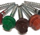 Farmářský šroub dřevo/ocel 4,8 x 19mm RAL - sešívák