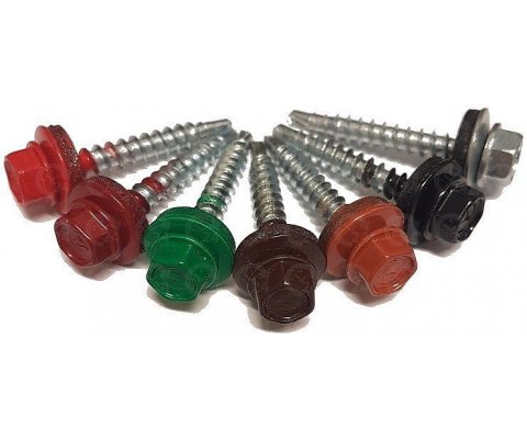 Farmářský šroub dřevo/ocel 4,8 x 35mm RAL