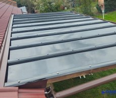 Polykarbonátová deska trapézová 600/39, 3mm, kouř, 688mm x 4000mm, 1xUV ochrana - DECOPOL GLAZE