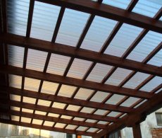 Sklolaminátová deska vlnitá ELYPLAST PLUS 76/18, kouřová, tl.1mm, š.1200mm, 1xUV