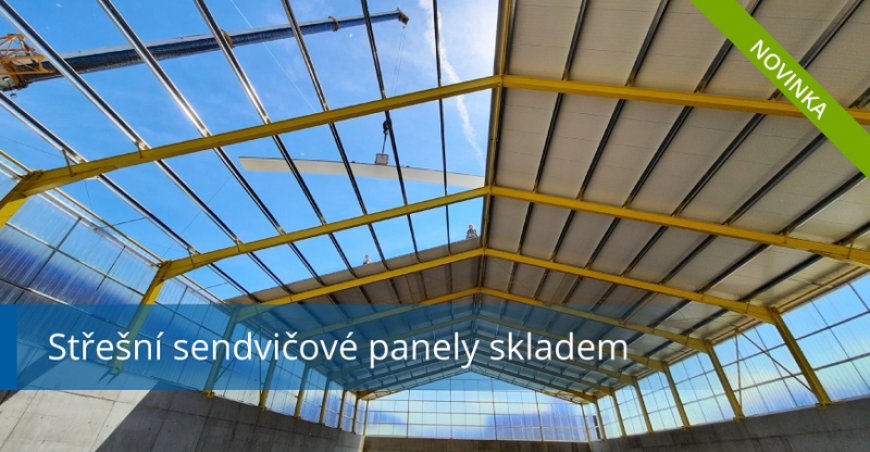 Střešní sendvičové PIR panely skladem