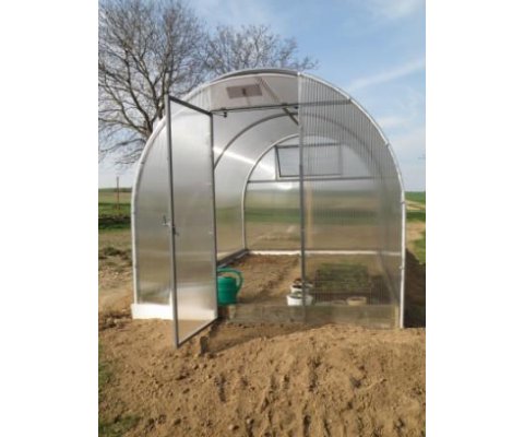 Komůrkový polykarbonát rovný 2W, 6mm, čirá, 2UV
