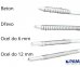 Samovrtný šroub do betonu BS-R-6,3x140+V16 - 2